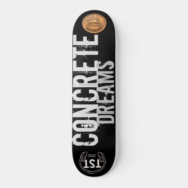 SONHOS CONCRETOS Skateboard (Frente)