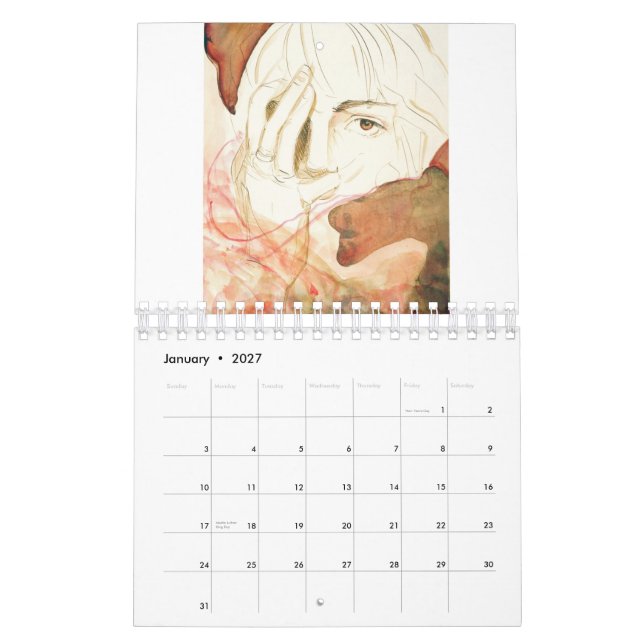 Sonhos de 12 meses do calendário profundo (Jan 2027)