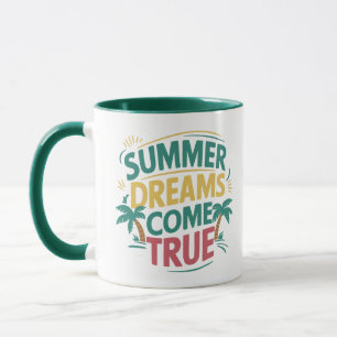 Sonhos de Verão tornam-se realidade, caneca de ver