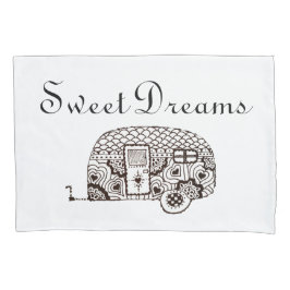 Sonhos doces do glamper preto e branco