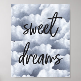 Sonhos Doces - Nuvens - Arte de Parede Poster