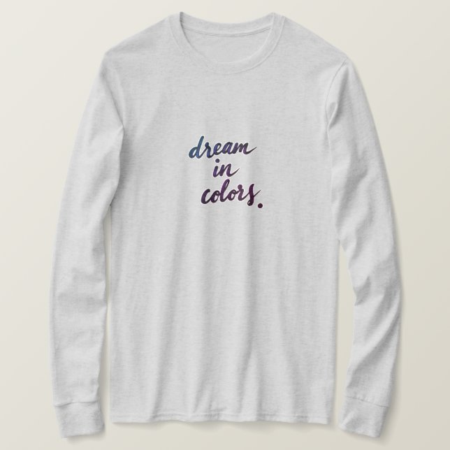 Sonhos em T-Shirt a cores (Frente do Design)