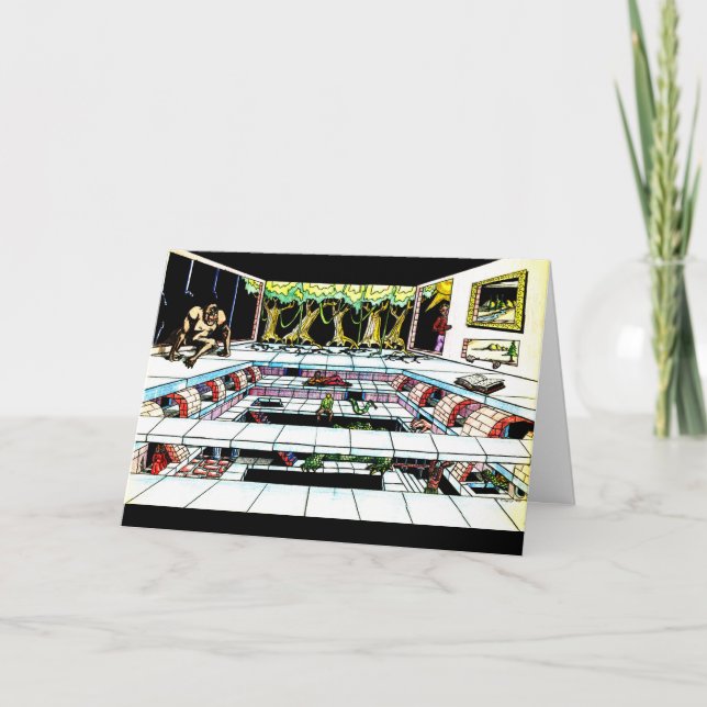 Sonhos estranhos - cartão (Frente)