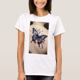Sonhos Flutuantes: Borboleta De Aquarelas T-Shirt 
