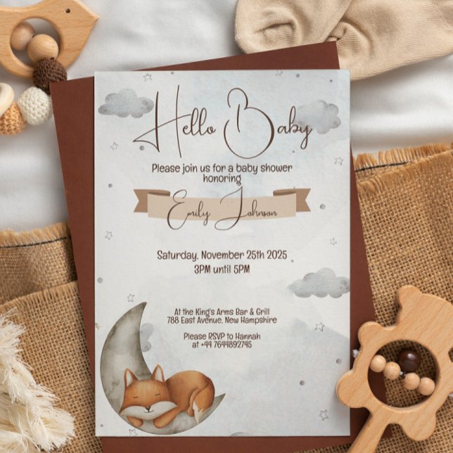 Sonhos Mononlit de Convite de Chá de fraldas Exclu (Criador carregado)