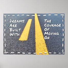 "Sonhos" Poster de Wall art Positivo