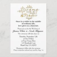 SONHOS REALMENTE SE TORNAM UM VERDADEIRO Convite D