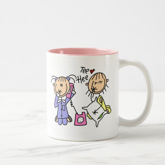 Sono sobre meninas na caneca do telefone (Direita)
