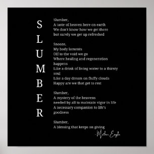 Sono sonhador poema poster muralha