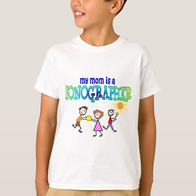 Sonographer caçoa t-shirt (Frente)