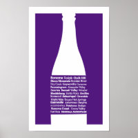 Sonoma Wine Purple Impressão