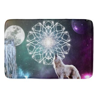 Sons do universo tapete de banheiro