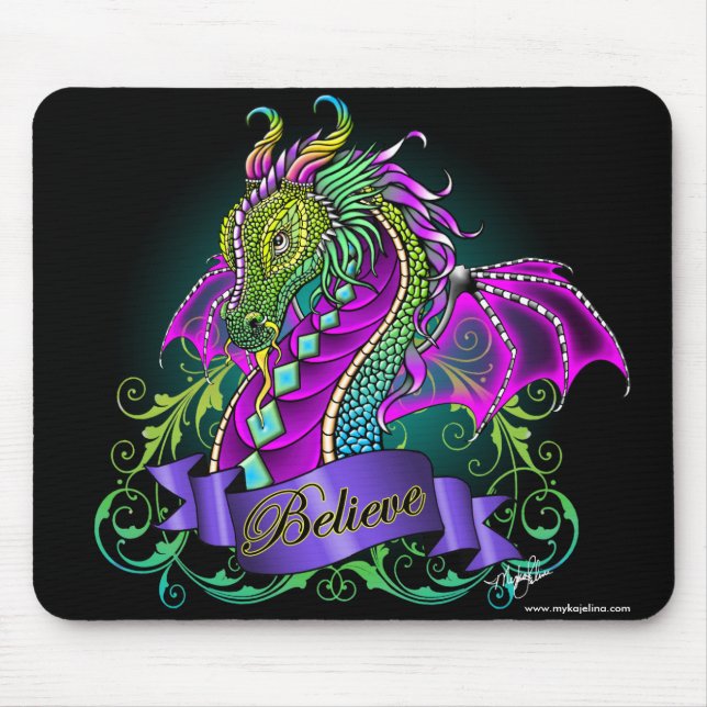 Sonya acredita o dragão Mousepad do arco-íris (Frente)