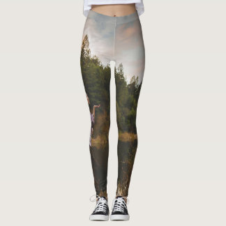 Sophia nas leggings de Yoga