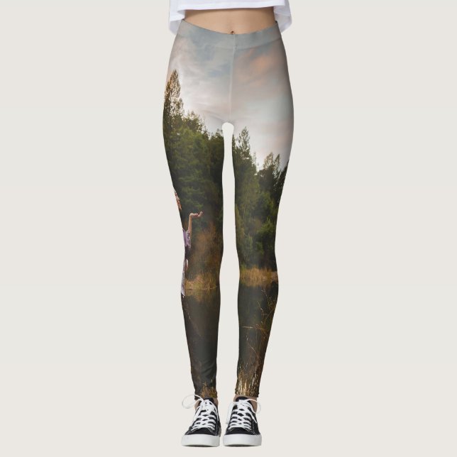 Sophia nas leggings de Yoga (Frente)