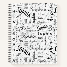 Sophia Typografia Black White