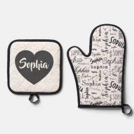 Sophia Typografia Black White