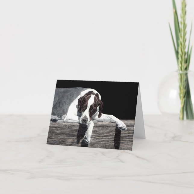 "Sophie" - Cartão Ponteiro Inglês (Frente)