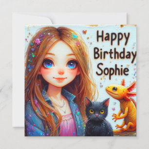SOPHIE ~ Parabéns ~ AXOLOTL E CAT ~