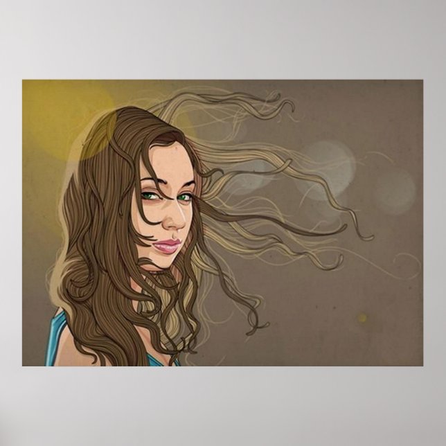 Soprando na Poster de vento (Frente)