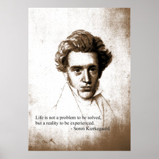 Soren Kierkegaard Poster
