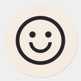 Sorria :) Autocolante Mínimo Simples