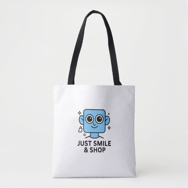 Sorria e Compra - Smilo Tote Bag (Frente)