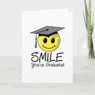 Sorria Emoji Você Graduou Cartões De Graduação