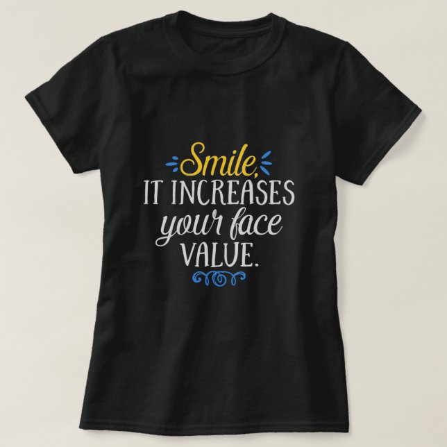 Sorria T-Shirt (Frente do Design)