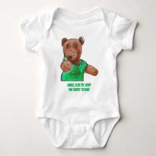 Sorria, vou mandar os ursos em volta de T-Shirt Ba