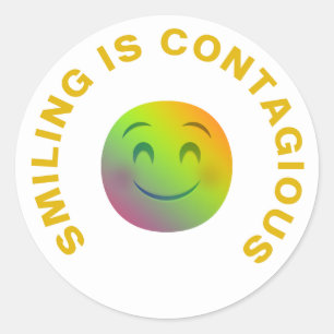 Sorrindo adesivos faciais