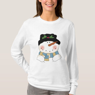 Sorrindo Camisetas e presentes de boneco de neve