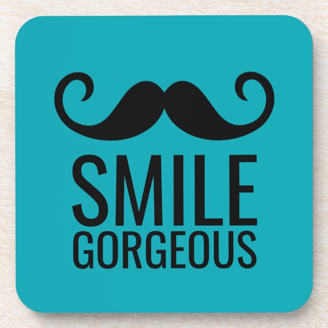 SORRINHA E bigode QUALQUER Porta copos de plástico (Frente)