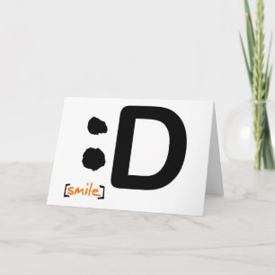 Sorriso… Cartão impressionante