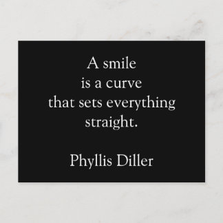 Sorriso - cartão postal inspirador