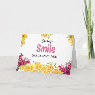 sorriso Cartões de cancer de encorajamento do paci