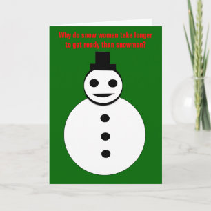 Sorriso de Natal Snowman Cartão Personalizado Engr