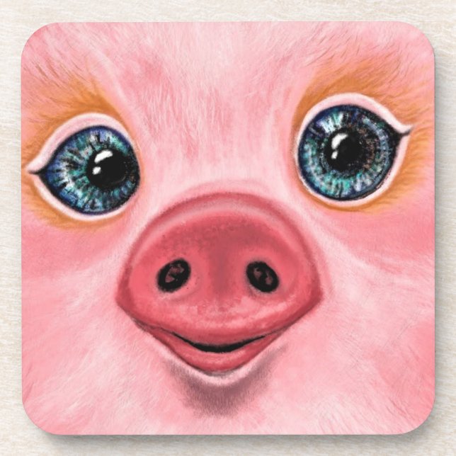 Sorriso de Porta copos rosa (Frente)
