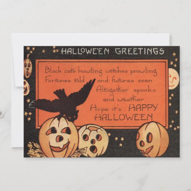 Sorriso Jack O Lanterna Pumpkin Owl Na Lua (Frente)