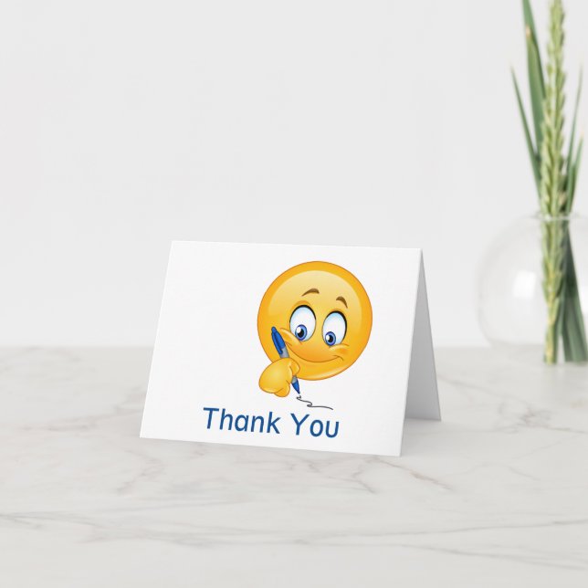 Sorriso Obrigado / Cartão de Agradecimento - SRF (Frente)