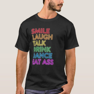 Sorriso Palavra Beba Dança LGBT Orgulho T Camisa