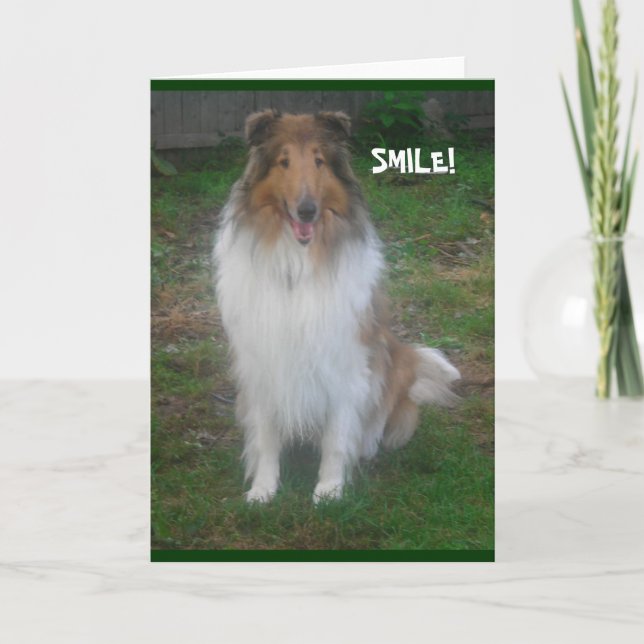 SORRISO! *personalizar PERSONALIZAR* CARTÃO (Frente)