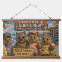 Sorrisos da Equipe de Surf Quokka Vibrações da Pra