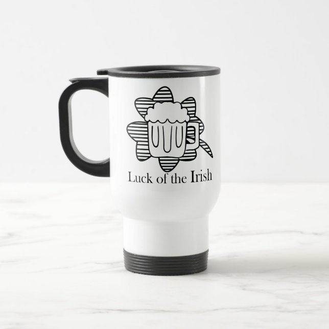 Sorte da caneca de viagem irlandesa (Esquerda)