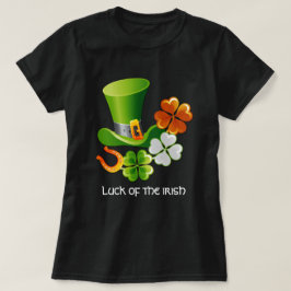 Sorte dos irlandeses. Rua, T-Shirts do Dia de Patr