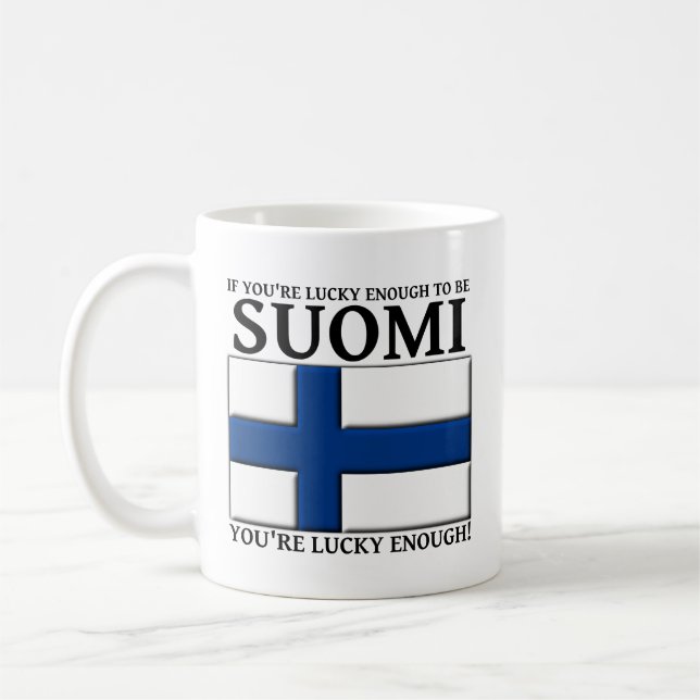 Sorte O Suficiente Para Ser Suomi, Caneca Finlande (Esquerda)