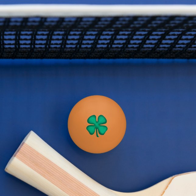 Sortuda 4 Folha Irish Clover 3 estrelas ou bola de (Mesa)
