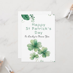 Sortudo por te conhecer Cartão de Boas Festas do D