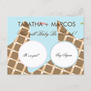 Sorvete Coleta Sexo Revele Cartões de Arranque