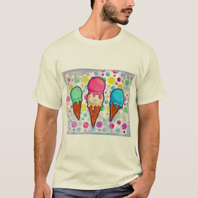 Sorvete Cones T-Shirt (Frente)